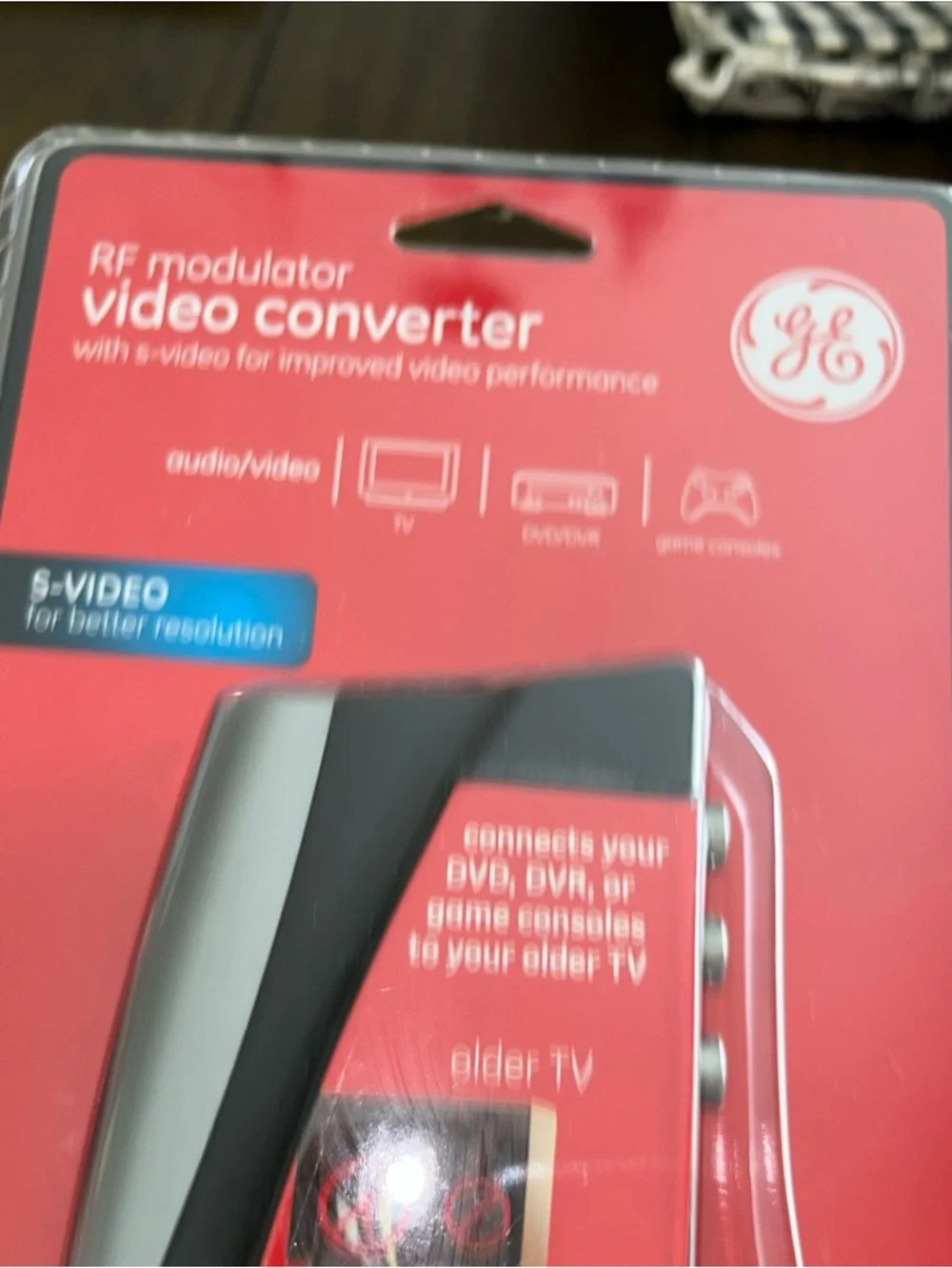 GE RF Modulator Video Converter 37632 NEW Factory Audio /Video & S-Video NEW!